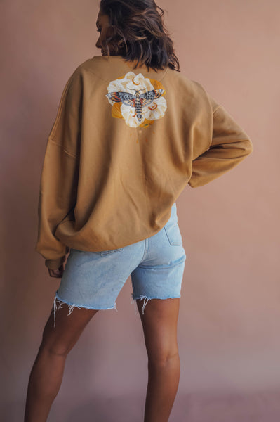 Golden Crew Neck Sweatshirt