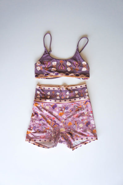 Strappy Crop - Lotus Amethyst
