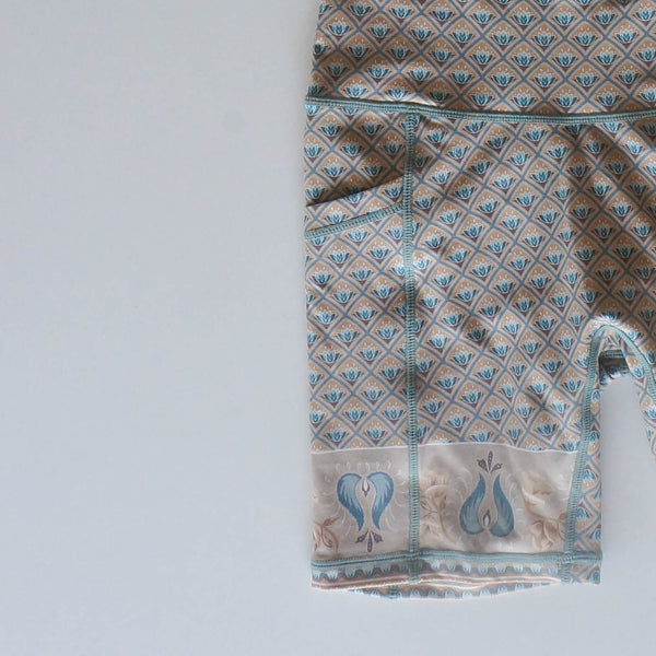 Bike Short - Lotus Turquoise