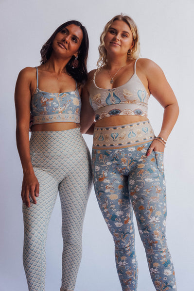 Leggings - Aura Aquamarine 26"