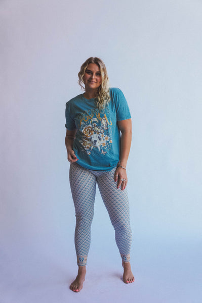 Leggings - Lotus Larimar