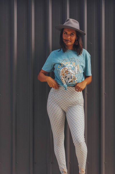Leggings - Lotus Larimar