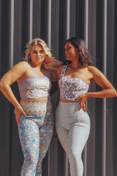 One Shoulder Crop - Golden