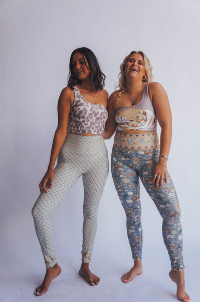 Leggings - Lotus Larimar