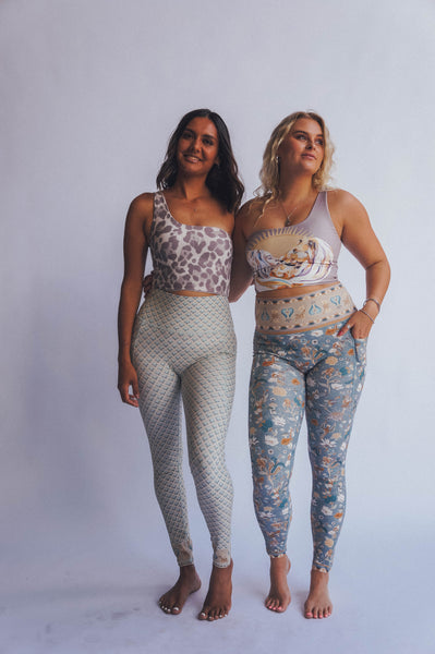 Leggings - Aura Aquamarine 26"