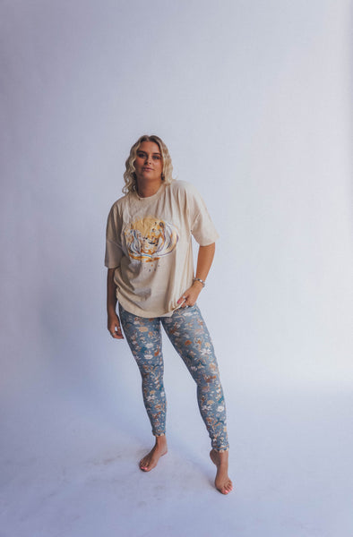 Leggings - Aura Aquamarine 26"