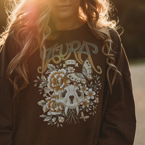 Aura Crew Neck Sweatshirt - Charcoal