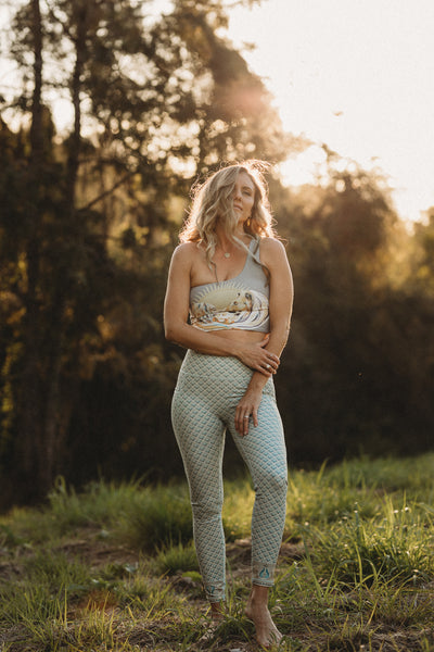 One Shoulder Crop - Golden