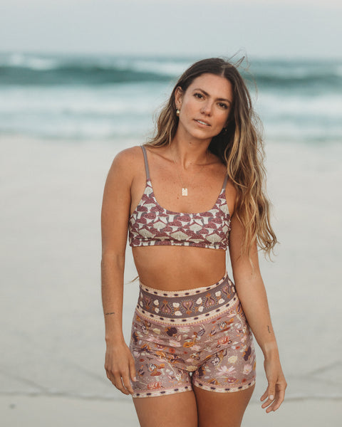 Strappy Crop - Lotus Amethyst