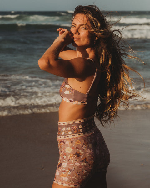 Strappy Crop - Lotus Amethyst