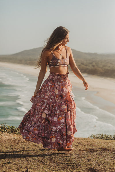 Strappy Crop - Lotus Amethyst