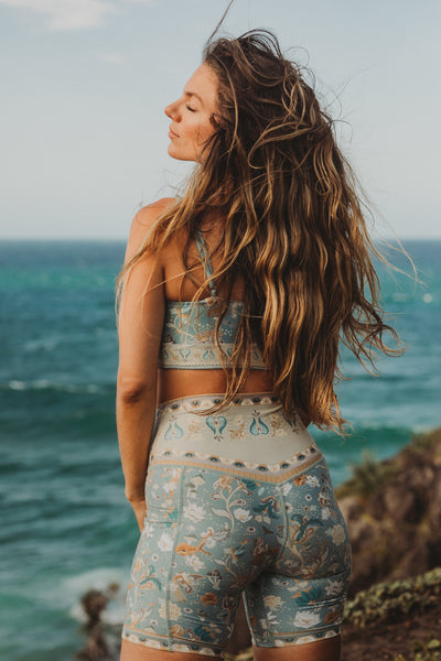 Bike Short - Aura Aquamarine