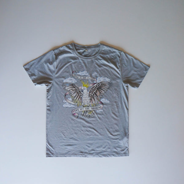 Head in the Clouds Tee - Steel Grey