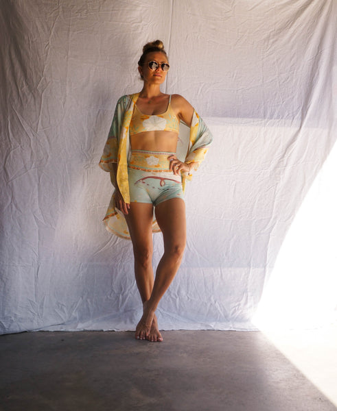 Ladies Short Robe - La Luna