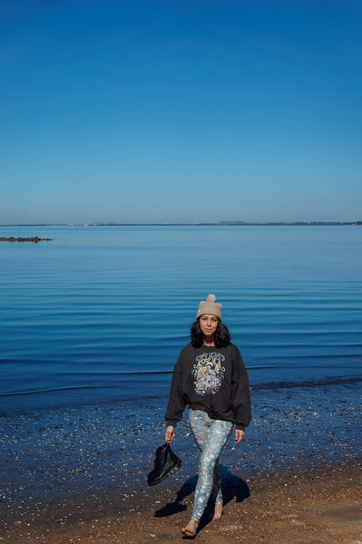 Aura Crew Neck Sweatshirt - Charcoal