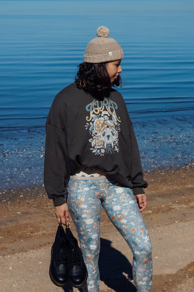 Aura Crew Neck Sweatshirt - Charcoal