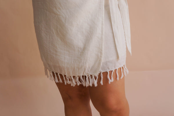 Chrissy Mini Skirt White