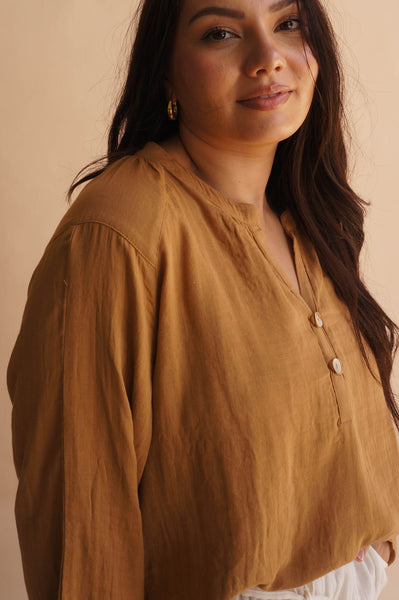 Chrissy Blouse Brown
