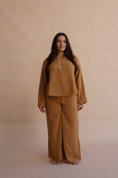 Chrissy Blouse Brown