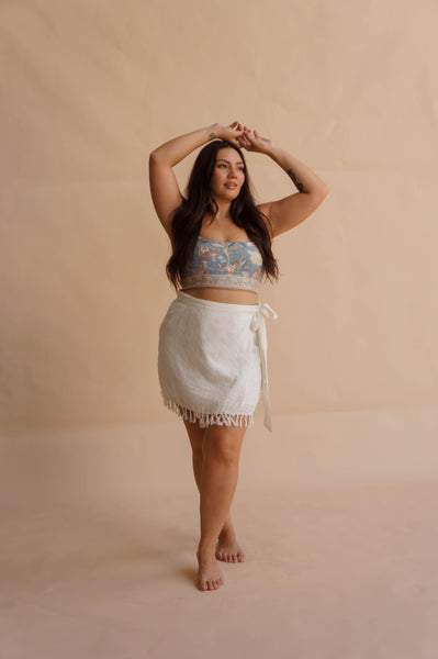 Chrissy Mini Skirt White