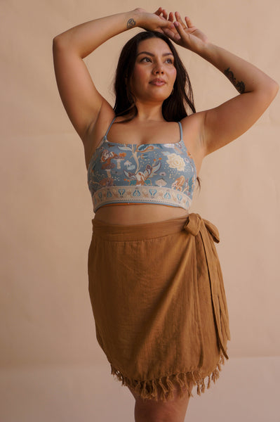 Chrissy Mini Skirt Brown