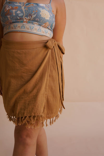 Chrissy Mini Skirt Brown
