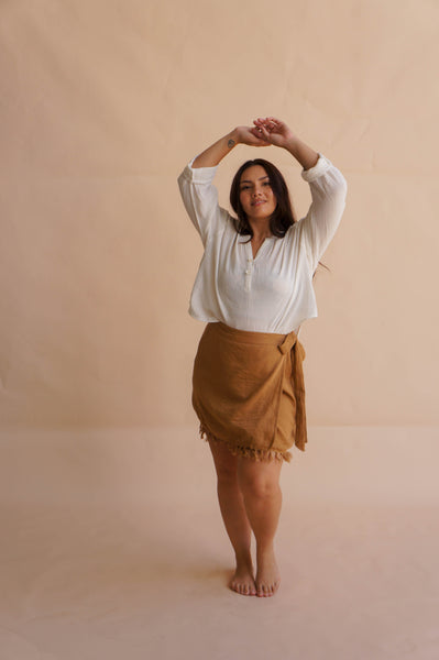 Chrissy Mini Skirt Brown