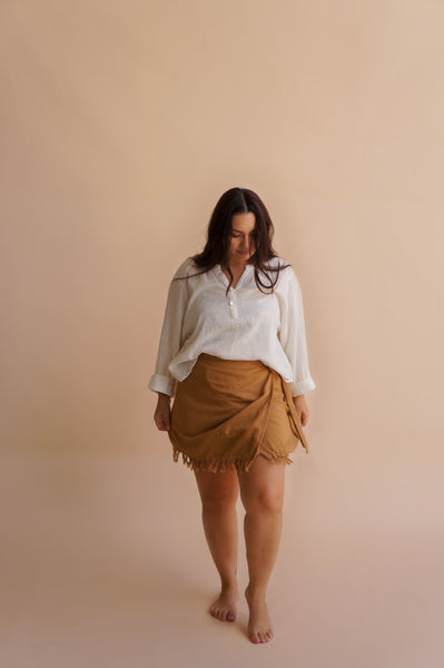 Chrissy Mini Skirt Brown