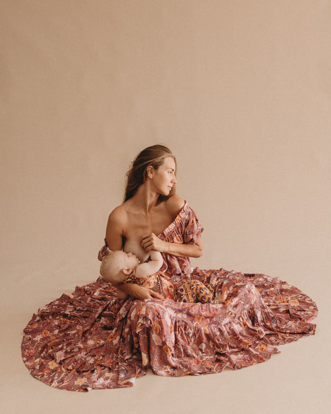 Aura Amethyst Maxi Skirt