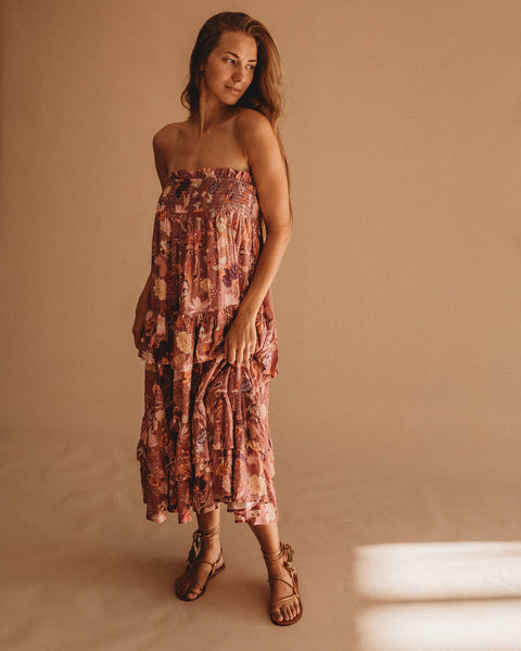 Aura Amethyst Maxi Skirt