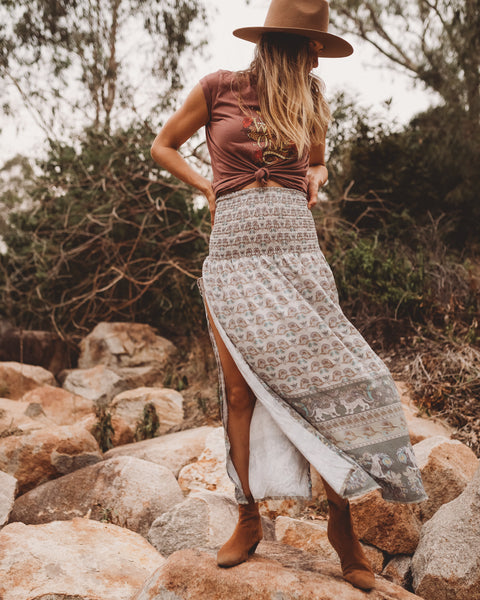 Panthera Snow Ladies Split Skirt