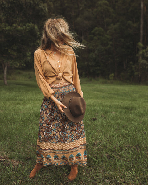 Chrissy Blouse Mustard