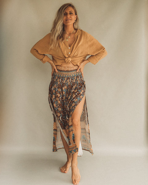 Chrissy Blouse Mustard