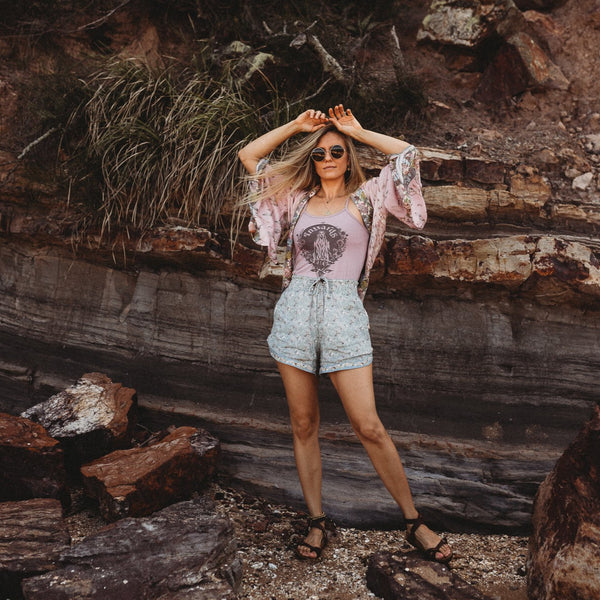 Ladies Inwards Singlet - Lilac