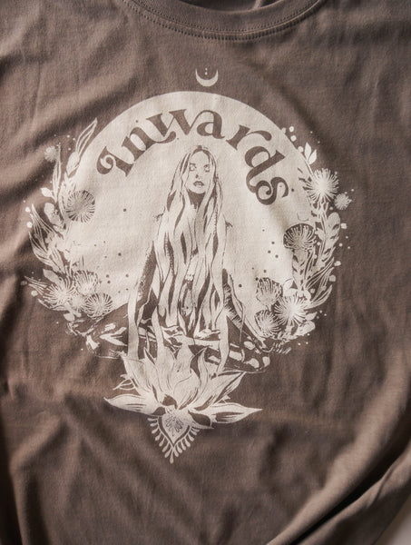 Inwards Tee - Latte