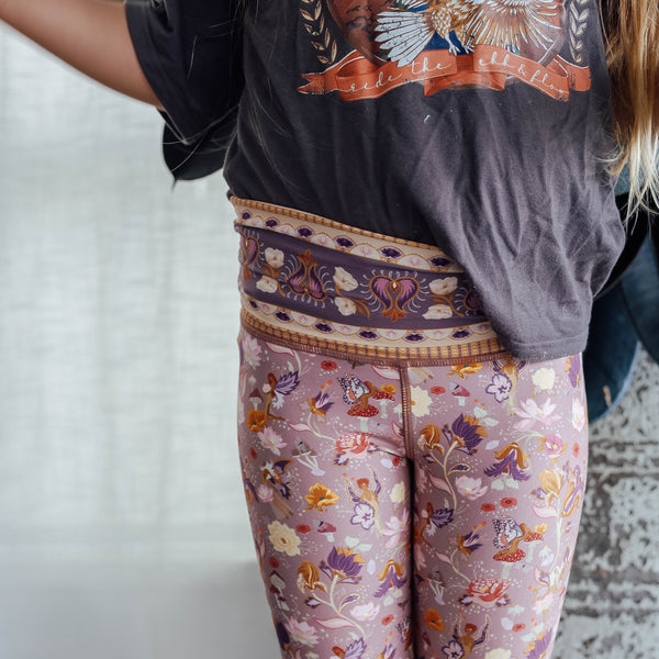 Child Leggings - Aura Amethyst