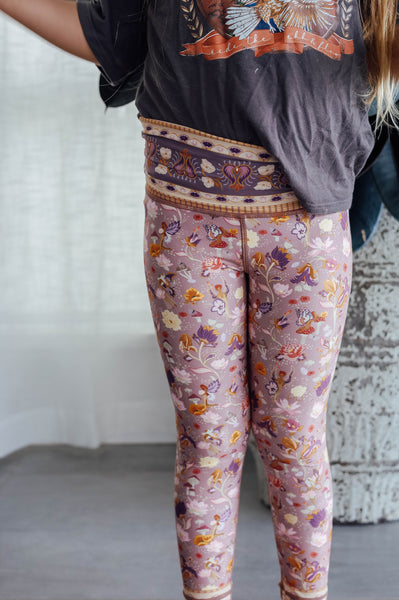 Child Leggings - Aura Amethyst