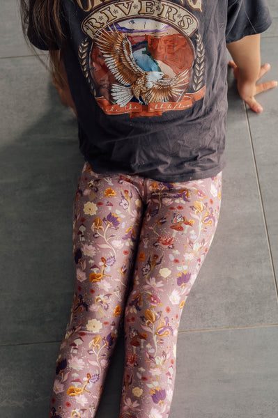 Child Leggings - Aura Amethyst