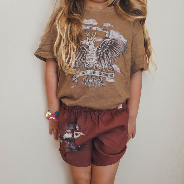 Organic Cotton Shorts - Kookaburra