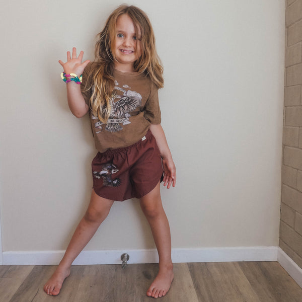 Organic Cotton Shorts - Kookaburra