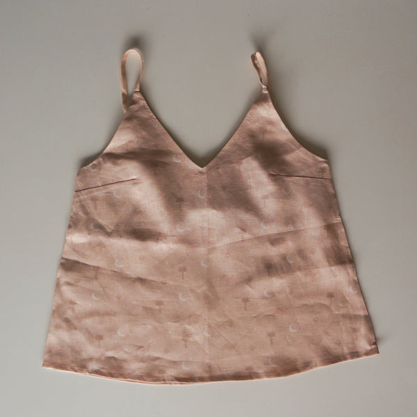 Ladies Linen Cami - Wild Abandon