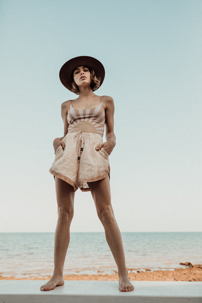 Retro Sunset Ladies One Piece - Last Chance Size XS
