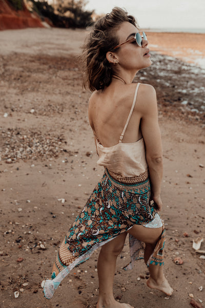 Ladies Linen Cami - Wild Abandon