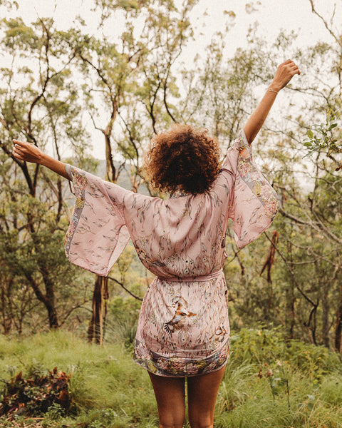 Ladies Short Robe - Grounded