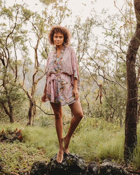 Ladies Short Robe - Grounded