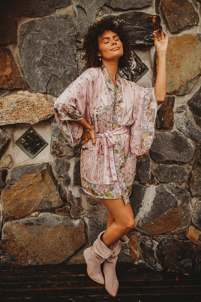 Ladies Short Robe - Grounded