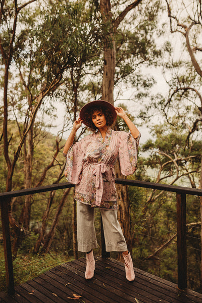 Ladies Short Robe - Grounded