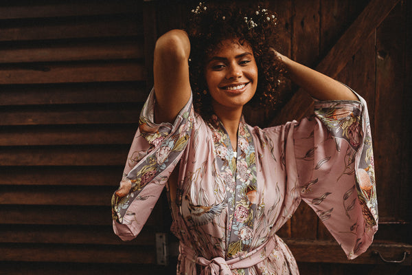Ladies Short Robe - Grounded