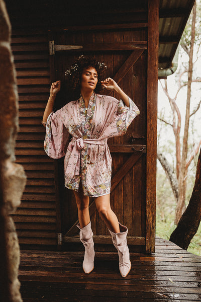 Ladies Short Robe - Grounded