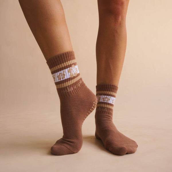 Crew Grip Socks - Calypso Natural